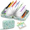 with14 Zippered Pouches Pill Pouch Organizer BPA-Free Medicine Case  Daily Travel