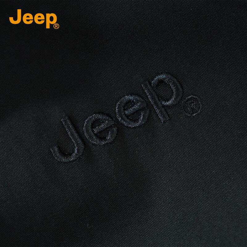 Jeep Men's 2025 Autumn/Winter Pure Cotton Stand Collar Jacket