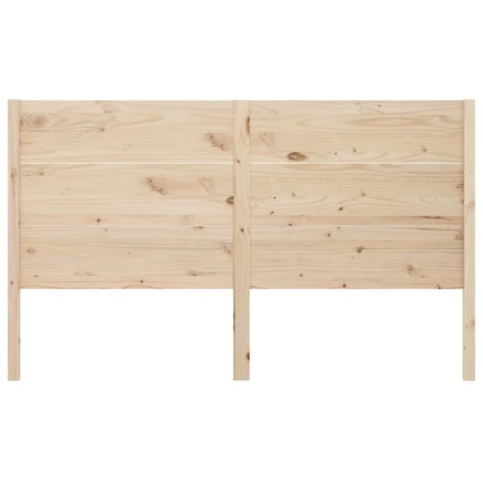 VidaXL Headboard 206x4x100 Cm Solid Pine Wood 818740