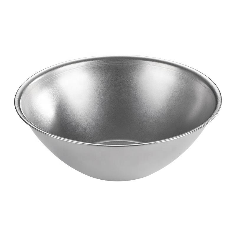 Korean Vintage New Ice Cream Stainless Steel Small Metal Dessert Bowl for Milk Cereal