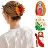 Rutschfeste Haarklammer für feine süße Clips Damen, Kralle, Kunststoff-Accessoires Leicht zu öffnende Griffe und dickes Haar, Starker Halt Kiefer Tägliches Styling Fotoshootings