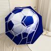 1pc Soccer Goal Pattern Umbrella Design Automatic Opening and Closing Umbrella, High-quality Travel Umbrella,  C1128217