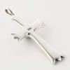 [cmy Select] Silver 925 Pendant Cross Necklace with Turquoise Pendant Top Cmy190202-9