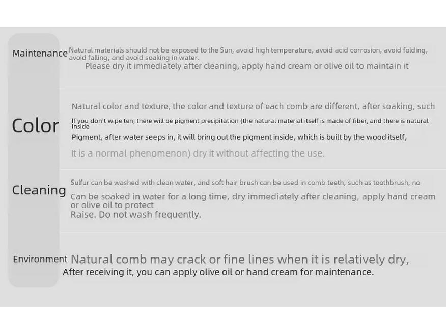 Sandlipuu laiade hammastega lokkis juuste kamm ümara käepidemega meridiaanimassaažiks