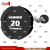 Commercial PU Coated Fixed Curved Barbell