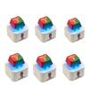 New CreativeKey Pendant  Siu Press-and-Squeeze Stress-Relief Keyboard Sound-Emitting and Light-Up Keychain Gift Anime