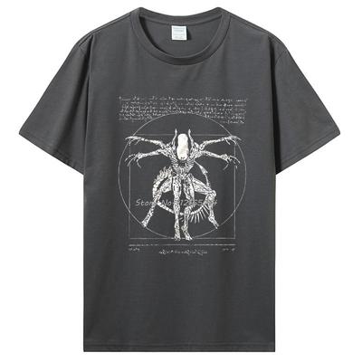Brand Tshirt Homme Tees Cool Stuff For Teenagers  Da Vinci Alien T Shirt  Gamer Gifts For Men Streetwear