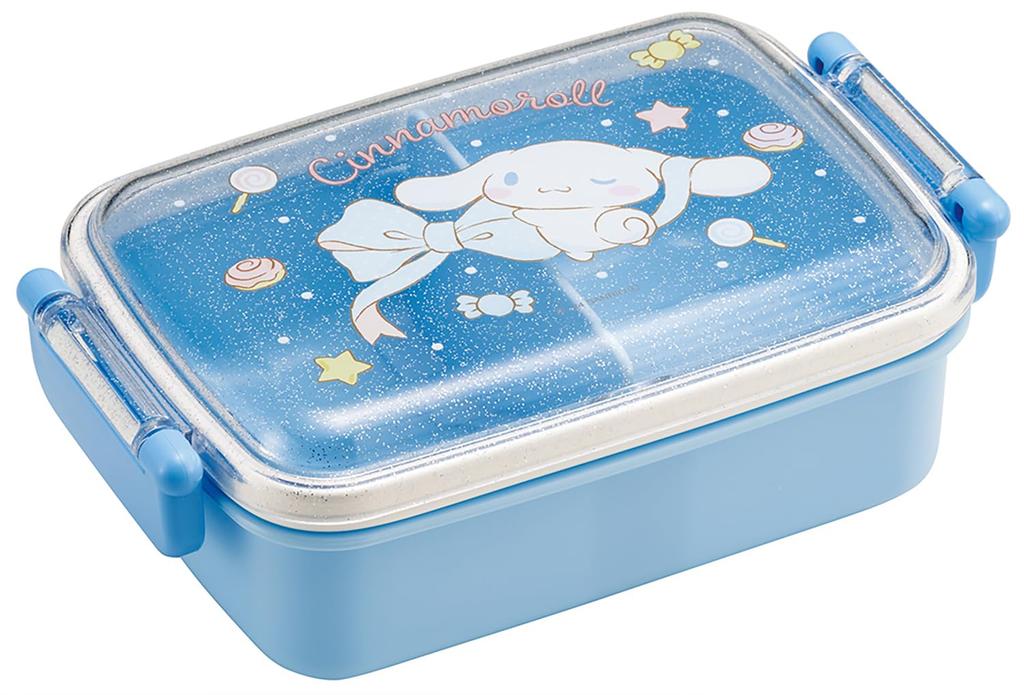 Skater Lunch Single Soft Dome Made in Sanrio Cinnamoroll Big RBF3ANAG Kids' Box, Tier, 450ml, Shape, Antibacterial, Japan, Ribbon, Girls',