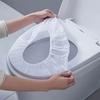 50pcs Disposable Toilet Seat Covers with Elastic Bands - Hygienic Portable Toilet Seat Protectors for Travel, Hotels, Public Restrooms