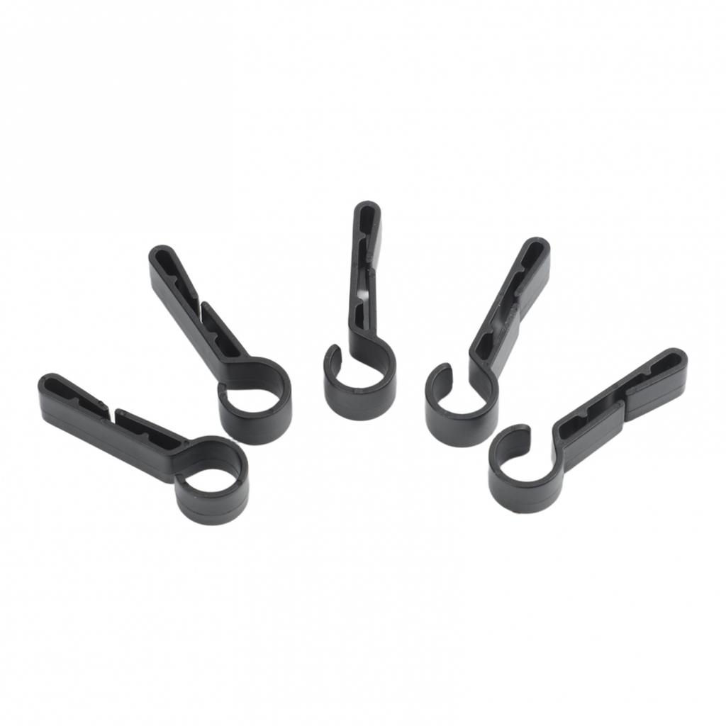 Headlamp Clips 30 Pcs Sturdy Plastic for Secure Helmet Fixing During Activities