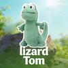 Lizard Tom Green Iguana Plush Toy Realistic Stuffed Animal Soft Reptile Doll Collectible Halloween Gift