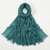 Large Size Cotton Feeling Scarf Women Plain Foulard Femme Luxury Hijab Long Bandana Evening Party Dress Shawls and Wraps