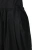 Akeumueo Blank Cotton Dress Black
