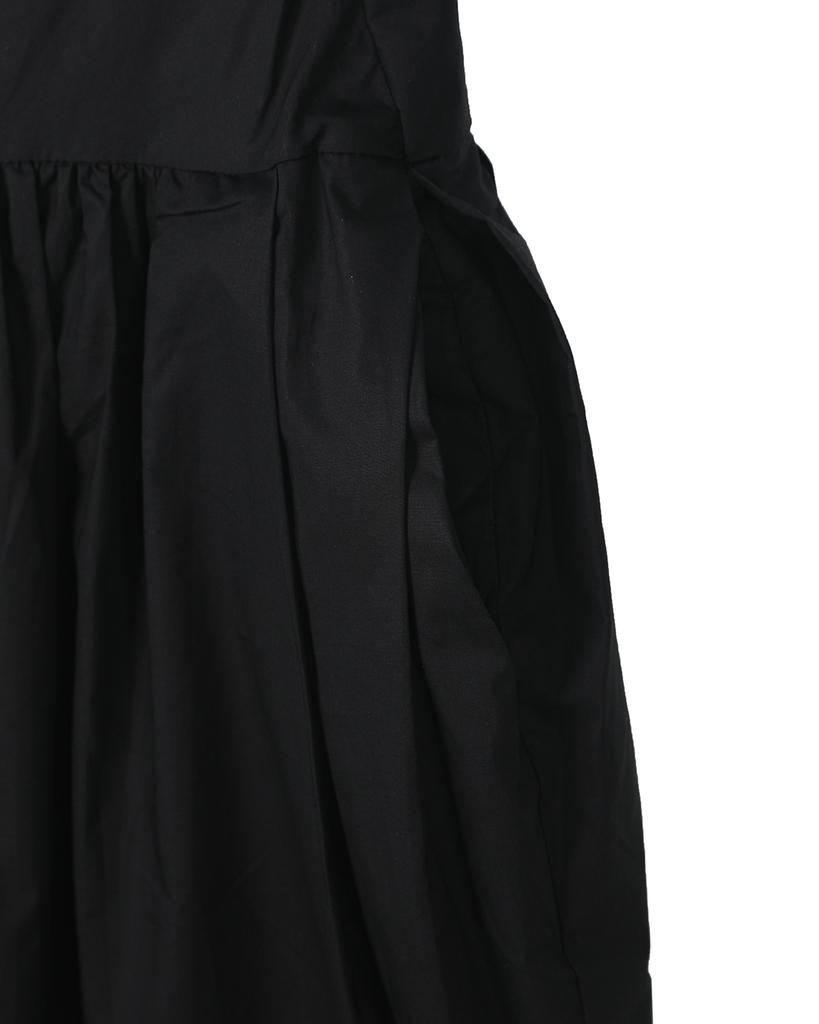 Akeumueo Blank Cotton Dress Black