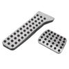 2PCS Brake Accelerator Pedal Kit Stainless Steel PPE Rubber Replacement for Mazda CX?3 2016?2019