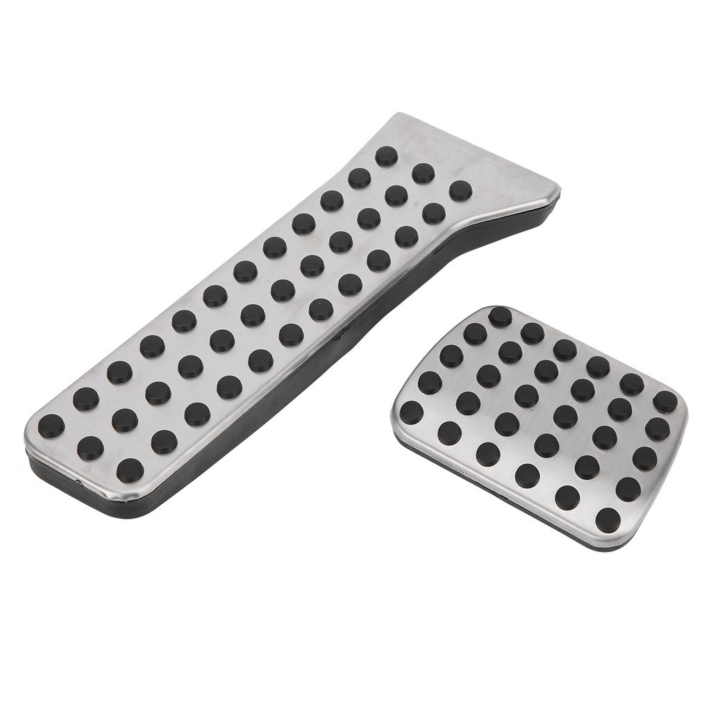 2PCS Brake Accelerator Pedal Kit Stainless Steel PPE Rubber Replacement for Mazda CX?3 2016?2019