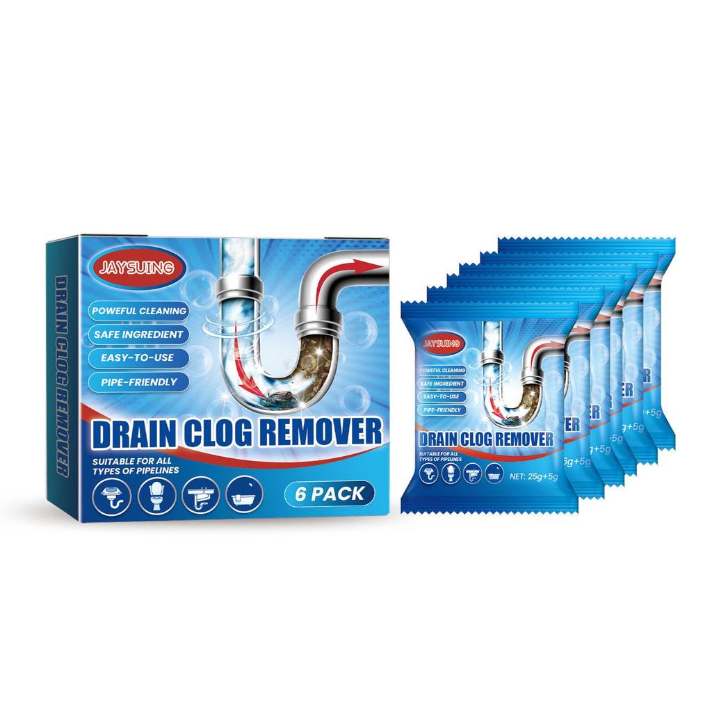 Jaysuing Anti-Clog Drain Powder for Toilets & Kitchens