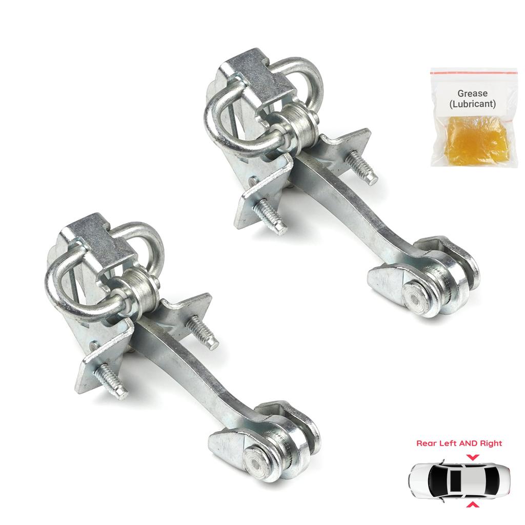 EDP715-1 2 Pieces Rear Left AND Right Door Hinge Stop Check Strap Limiter for Vauxhall Opel Vectra C Signum 2003-2008 5160246