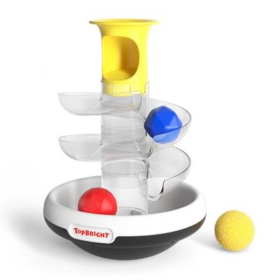 Top Bright 3-Ball Spinning Tower, Slope Toy, Mini Tower, Ball Rolling, Educational Toy, 121066, Authentic