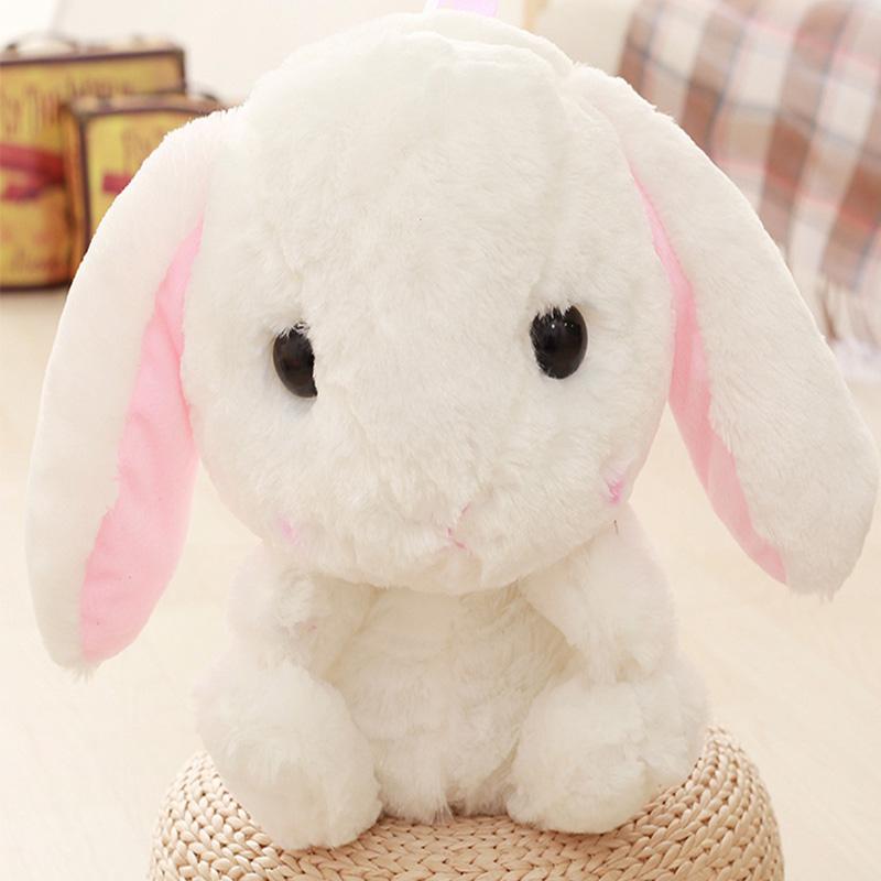 Cute Cartoon Rabbit Shoulder Bag Shoulder Bag Furry Toy Backpack Children's Holiday Gift Christmas Gift