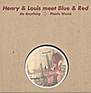 

12inch Record HENRY LOUIS MEET BLUE RED Do Anything Plastic World BSI0281 BSI Records 2002 US Dance Electronica Used