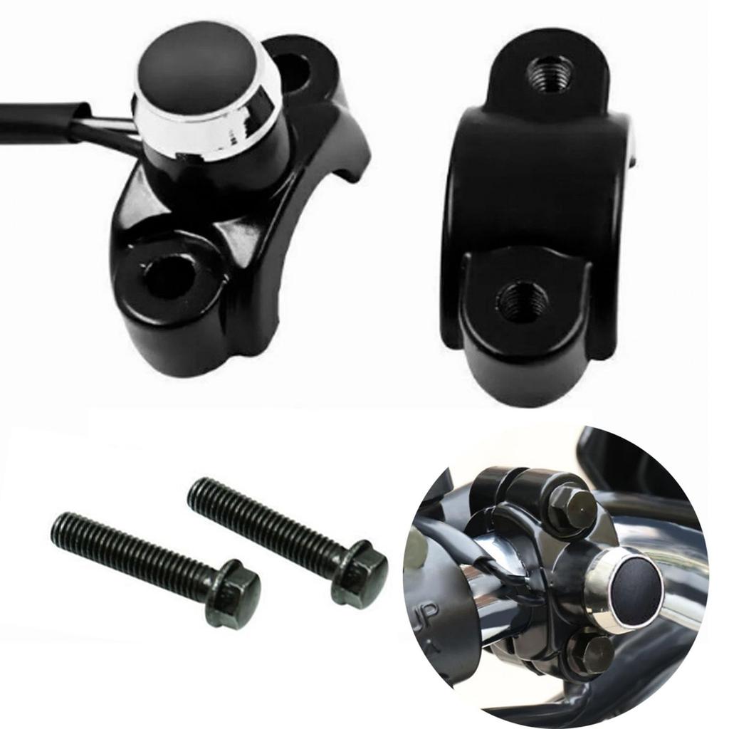 LOYELEY Motorcycle Waterproof Self Recovery Switch Accessories Customized Aluminum Alloy with Base Start Stop Horn Power Switch Easy Installation