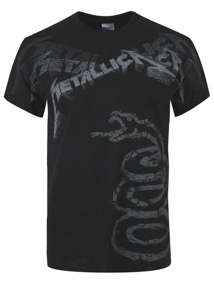 

Футболка унисекс Metallica Black Album Faded Black Metal Rock