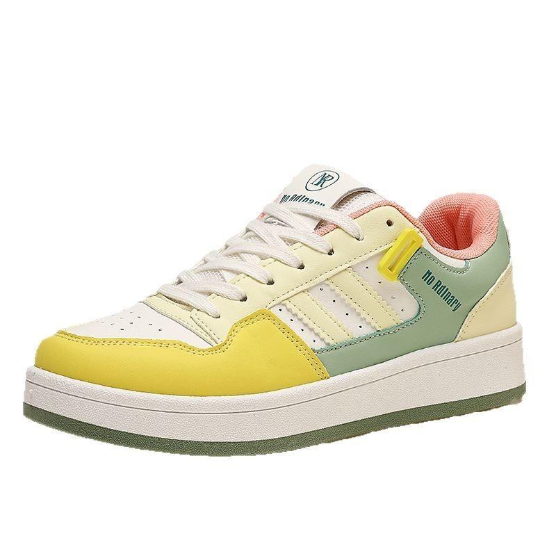 Bread Shoes, Blue Shoes, Women's Autumn Models, Breathable Thick Soles To Increase Height, Casual and Versatile Couple Style Sports Board Shoes