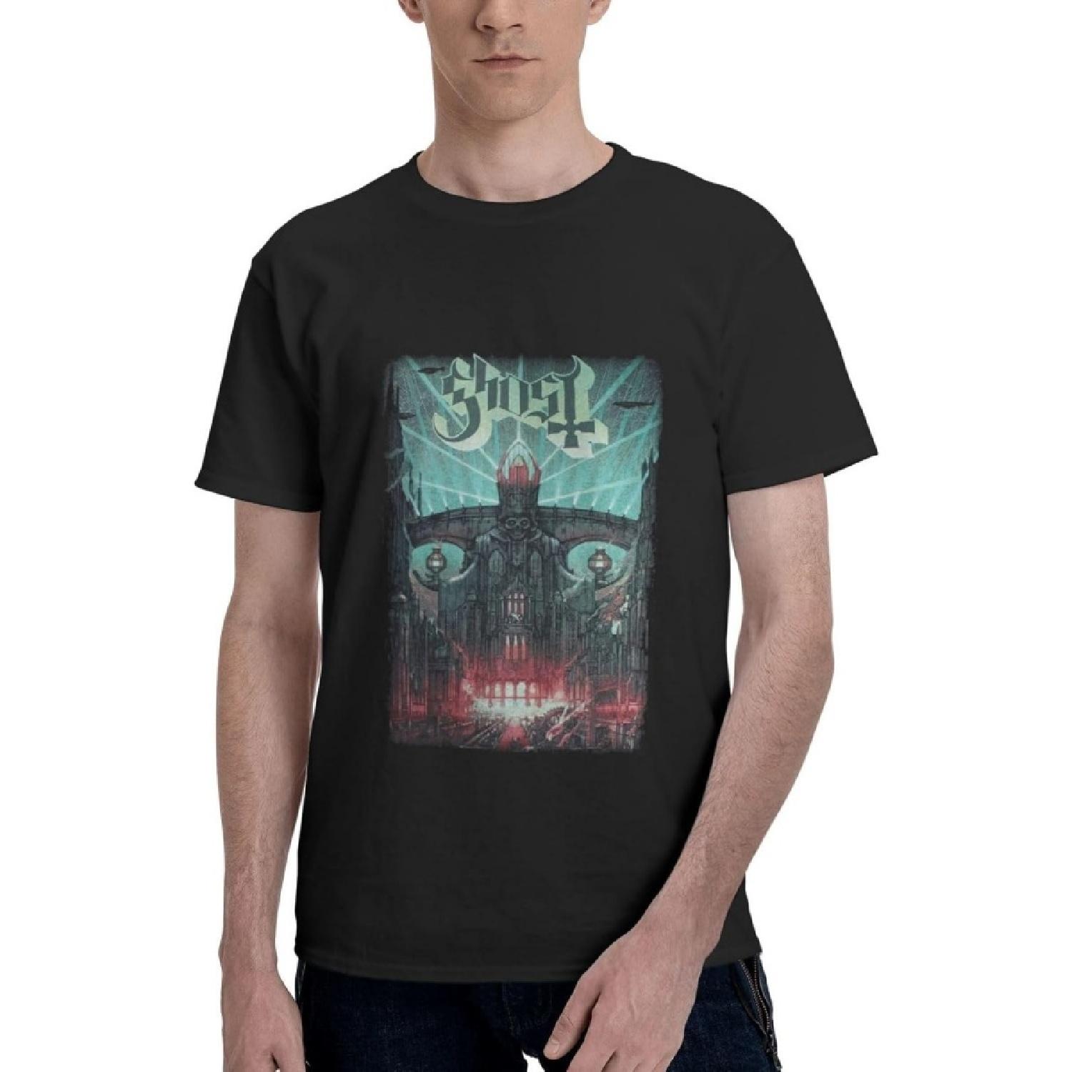

Corlrjxpd Men Ghost Meliora T-Shirt Summer Crew Neck Tops Casual Short Sleeves T-Shirts(9) XXXXXL різнокольоровий