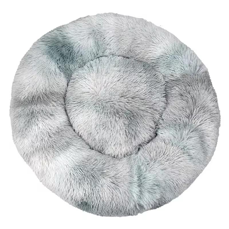2021 Custom Modern Portable Cat & Dog Bed Indoor Eco-Friendly Fluffy Plush Soft Solid Pattern Camping Small Sizes