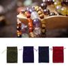 5 STÜCKE Samt Geschenktüte Multifunktionale weiche Kordelzug Würfel Aufbewahrungstasche für Schmuck Armband
