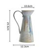 Kreative Handheld Keramikvase Bemalte Blumentöpfe Tischdekoration Blumenarrangement Florale Vasen Raum Ästhetische Deko