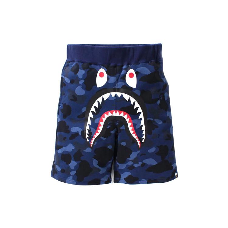 Bape Color Camo Shark Sweat Shorts 1H20-153-006