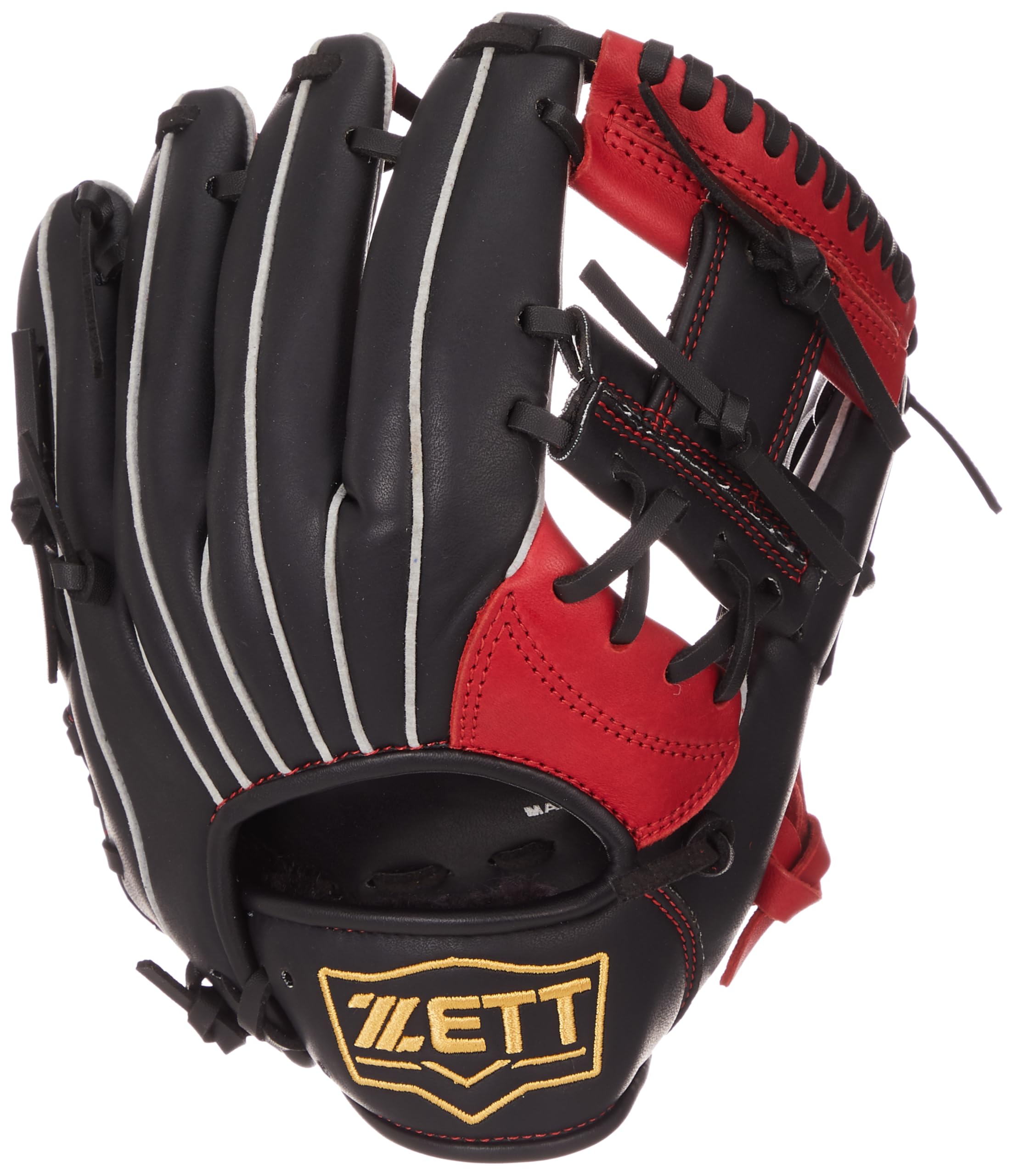 

ZETT Acro Catch Youth Softball Red x Black BJGB77410C Glove, All-Around, (6419), Right-Handed Throw,