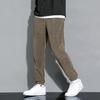 Men Thickened Sweatpants Drawstring Waist Warm Jogger Pants Casual Loose Fit Tapered Track Pants for Gym Street Daily Wear