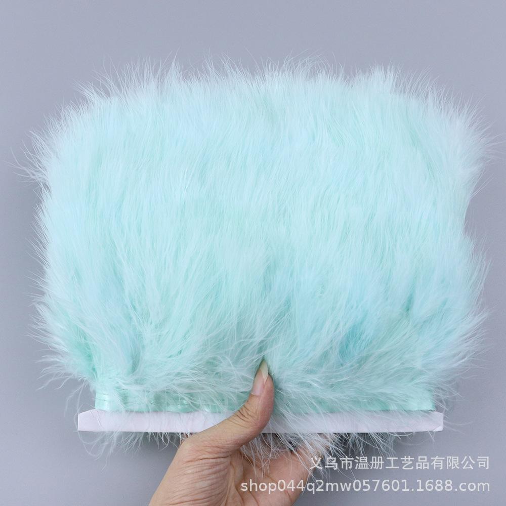 

Шифрование 8-10 см Сосудистый Фланелевый Край Аксессуары для Одежды Материал Цветной Турецкий Пух Юбка Головной Убор мятный зеленый