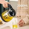 Gianxi  Glass Teapot High Temperature Resistant Thickened Single Pot Small Flower Tea Pot Water Kettle Filter Heat-Resistant