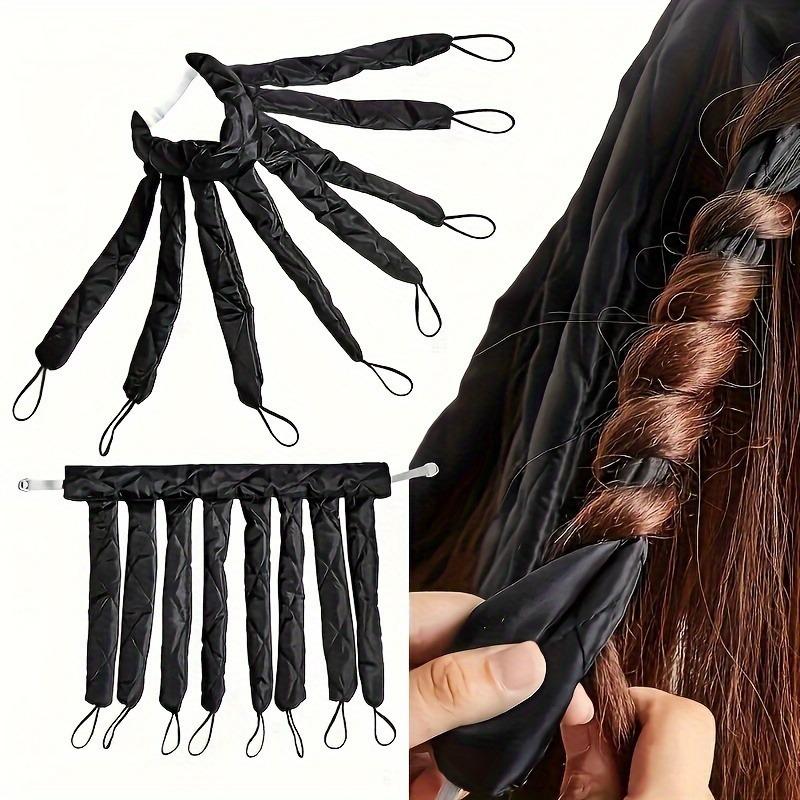 1 Set Hair Curler Headband for Long Hair Satin Heatless Curling Rod Adjustable Strap Overnight No Heat Curling Roller Women Girl