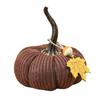 Mini Strikkede Gresskar Skrivebordspynt Høststoff Kunstige Gresskar Håndverk for Høst Takkefest Innhøstingsfestival Halloween Hjemmedekor