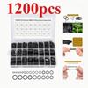 1200Pcs Nbr O Ring Kit 1200/270/225Pcs Heat Rubber Oil Resistant Sealing Repair Plumbing Maintenance Tool