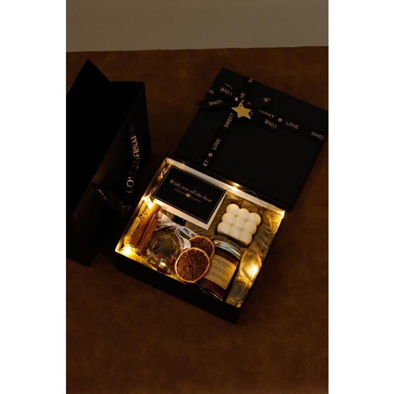Aromatherapy Candle Gift Box Niche High-end Atmosphere Fragrance Set Indoor Long-lasting Souvenir Wedding Romantic Gift Box