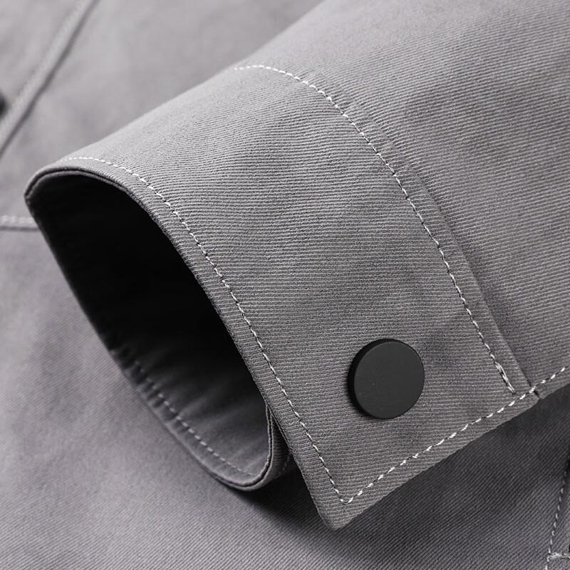 Hengyuanxiang Men's Stand Collar Casual Jacket