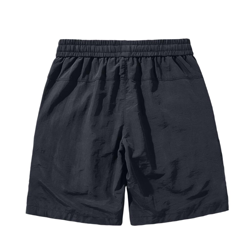 Men's Summer Lightweight Loose Fit Sports Cargo Shorts with Elastic Waistband and Multiple Utility Pockets for Outdoor Activities