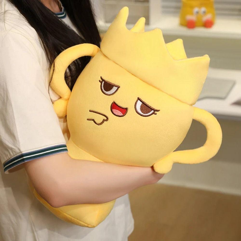 Simulation Champion Trophy Plush Toys Victory Trophy Victory Championship Plush Toys  New Year