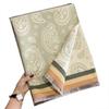 Winter new high-end green cashew imitation cashmere scarf shawl dual-purpose double-sided warm student scarf