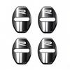 Lijk1 4Pcs Metal Car Door Lock Cover Protective Buckle Cover Sticker Tire Valve For VW GTI Polo Golf MK6 Passat Tiguan Arteon Jetta CC