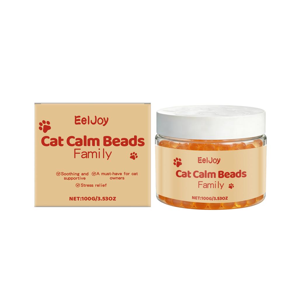 Cat Care Beads Catnip Gentle Gel Beads Fresh Smell Deodorization Improve Pet Emotion Behavior Kitty Mood Comfort Treatment Beads
