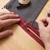 Decorative Zipper 100Pcs Nylon Coil Non Separating Zipper, Closed-End with Waterdrop Short Tape Pull, Replacement for Sewing Purses Handbags Supplies