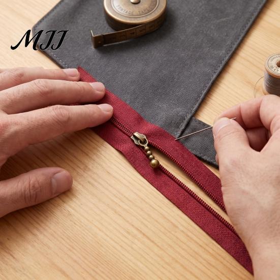 Decorative Zipper 100Pcs Nylon Coil Non Separating Zipper, Closed-End with Waterdrop Short Tape Pull, Replacement for Sewing Purses Handbags Supplies