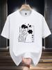 7.05 Oz of 100% Pure Cotton Short-Sleeve T-shirt